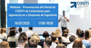 Webinar Gratuito "Presentacin Portal COGITI Licitaciones para Ingenieros/as y Empresas Ingenieria
